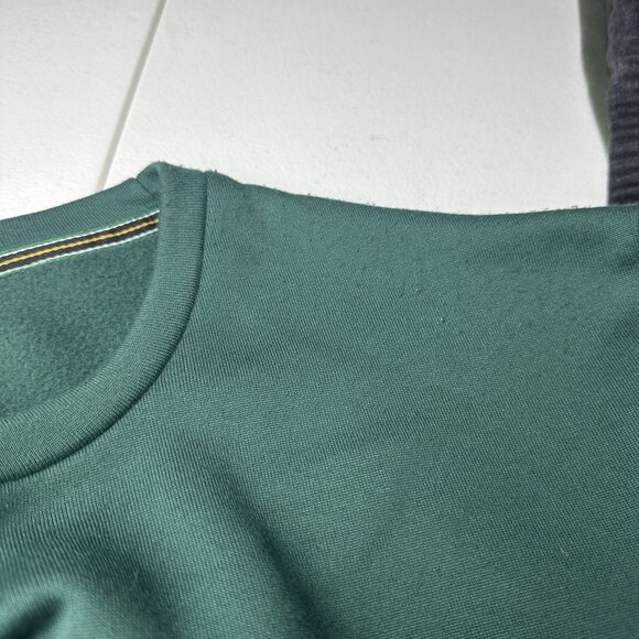 Triumph Tragedy Mens Pullover Two Tone Green "Saint" Sweatshirt Large READ ALL - Picture 11 of 12